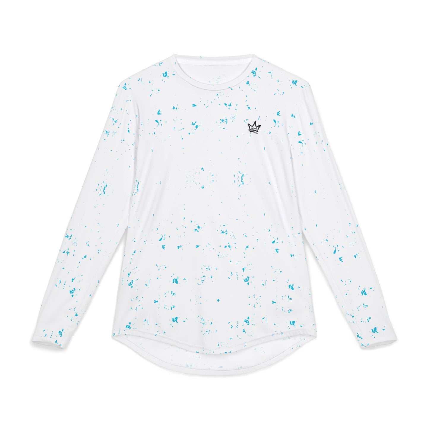 Splash of Blue Men's UV Protection Long Sleeve Shirt