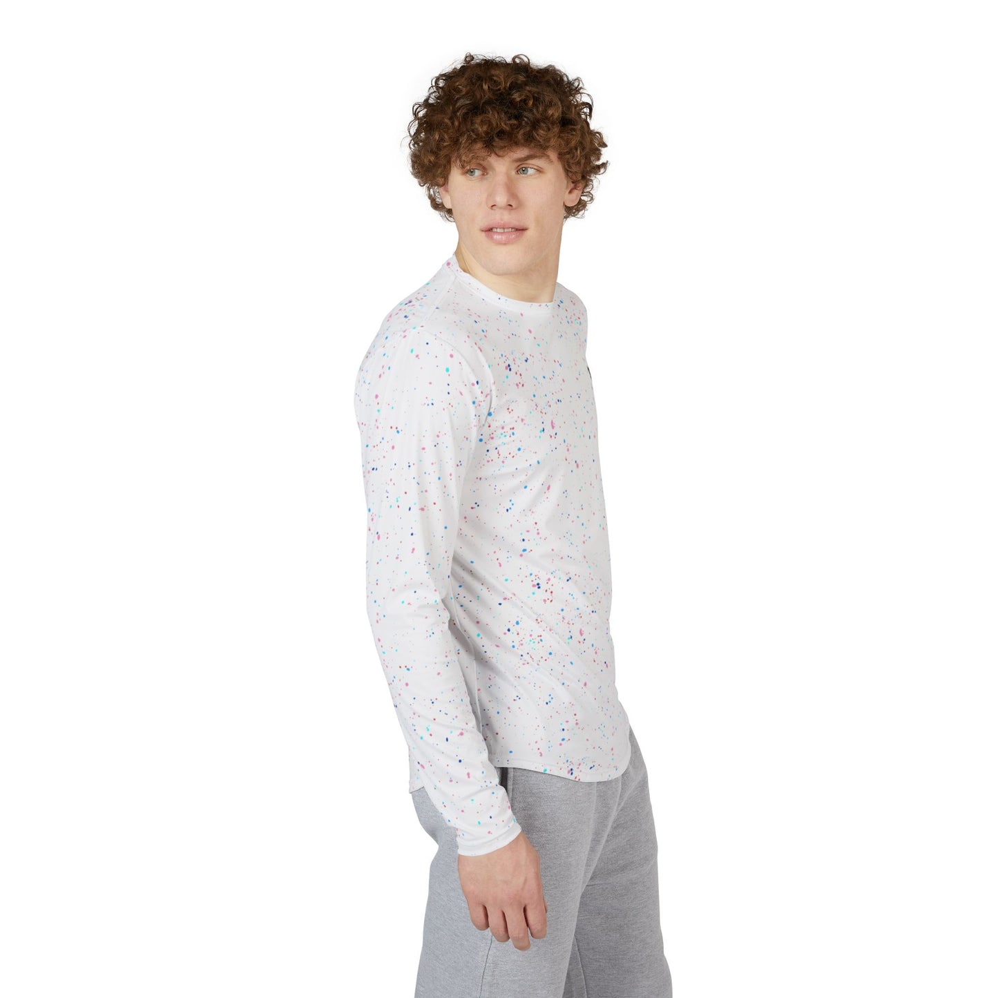 Men's UV Protection Long Sleeve Shirt - Lightweight & Colorful Outdoor Tee