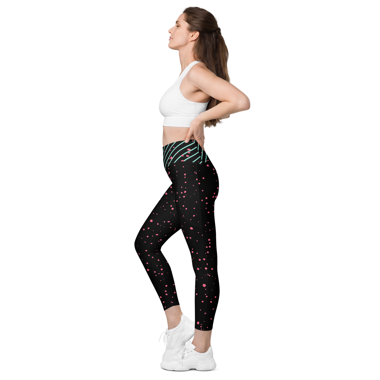 Bright Stripes Leggings with pockets