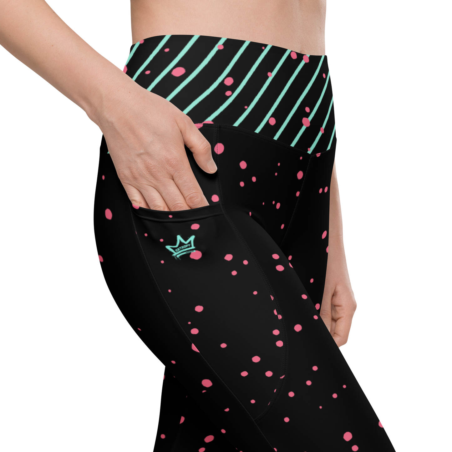 Bright Stripes Leggings with pockets