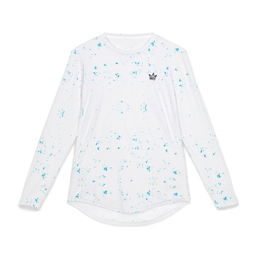 Splash of Blue Men's UV Protection Long Sleeve Shirt