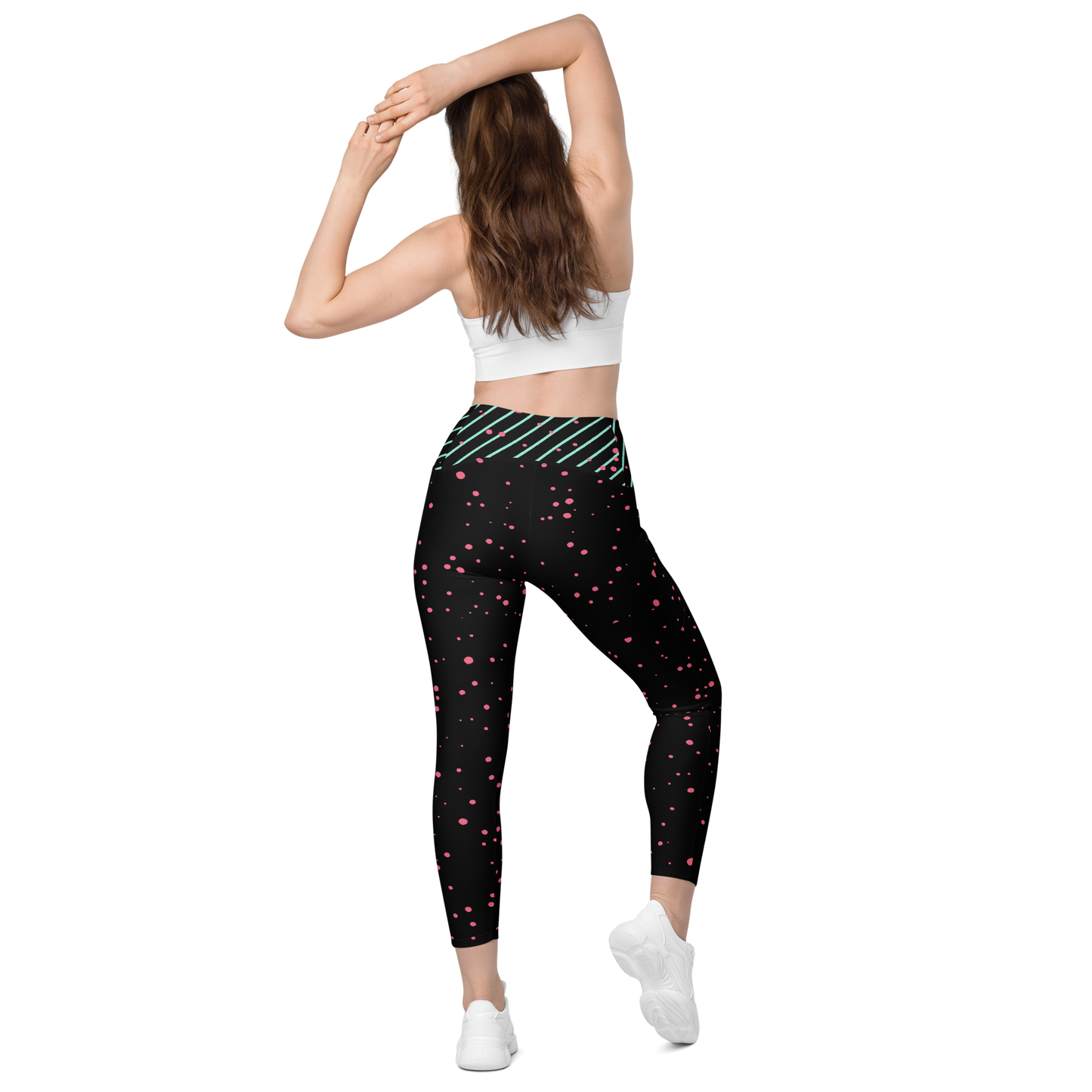 Bright Stripes Leggings with pockets