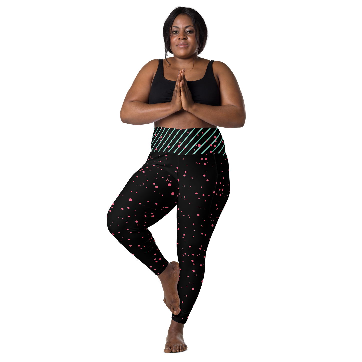 Bright Stripes Leggings with pockets