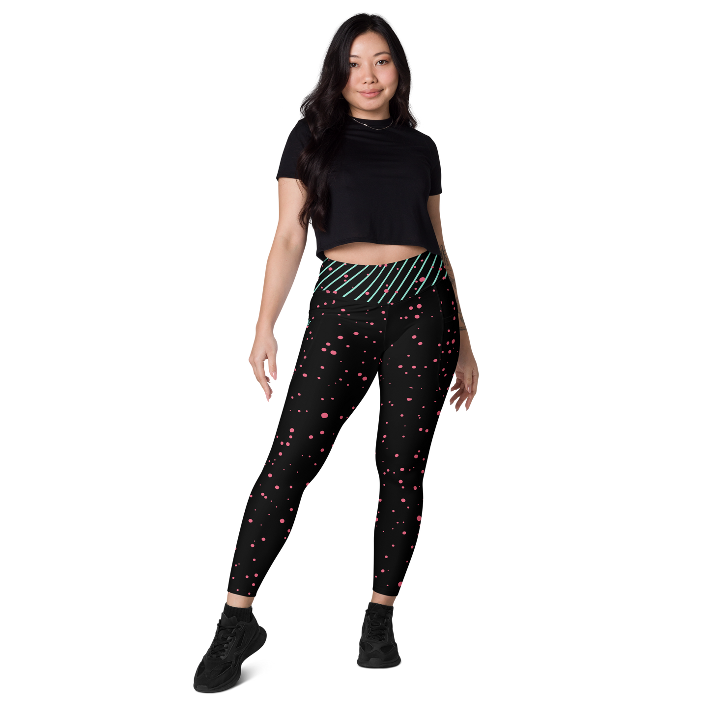 Bright Stripes Leggings with pockets