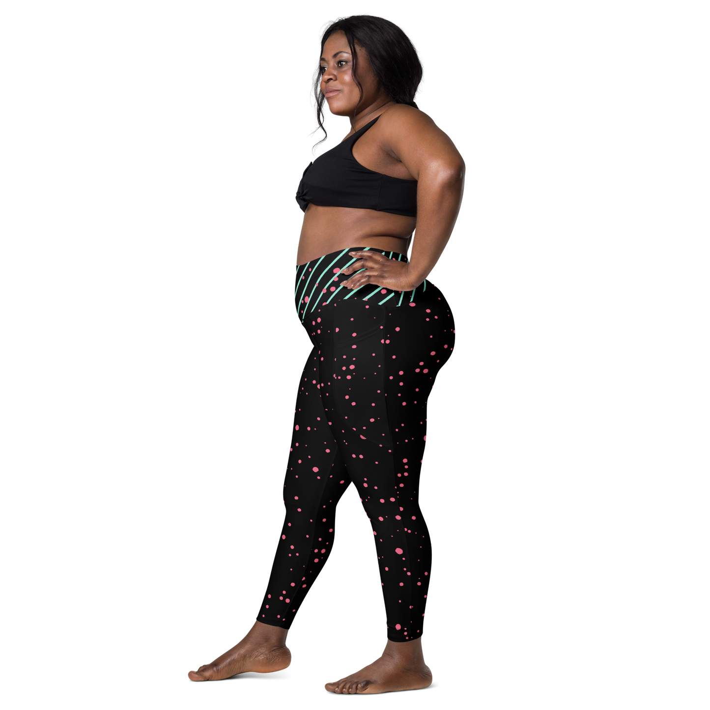 Bright Stripes Leggings with pockets