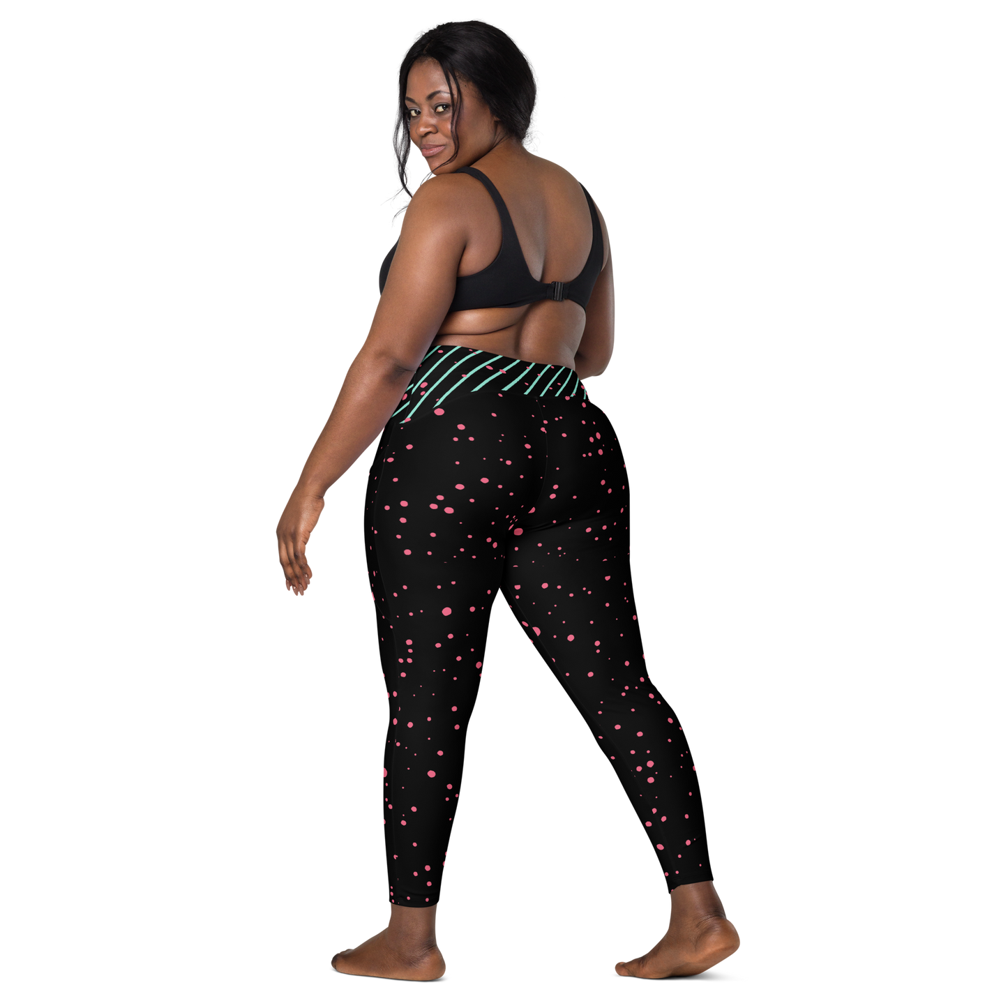 Bright Stripes Leggings with pockets