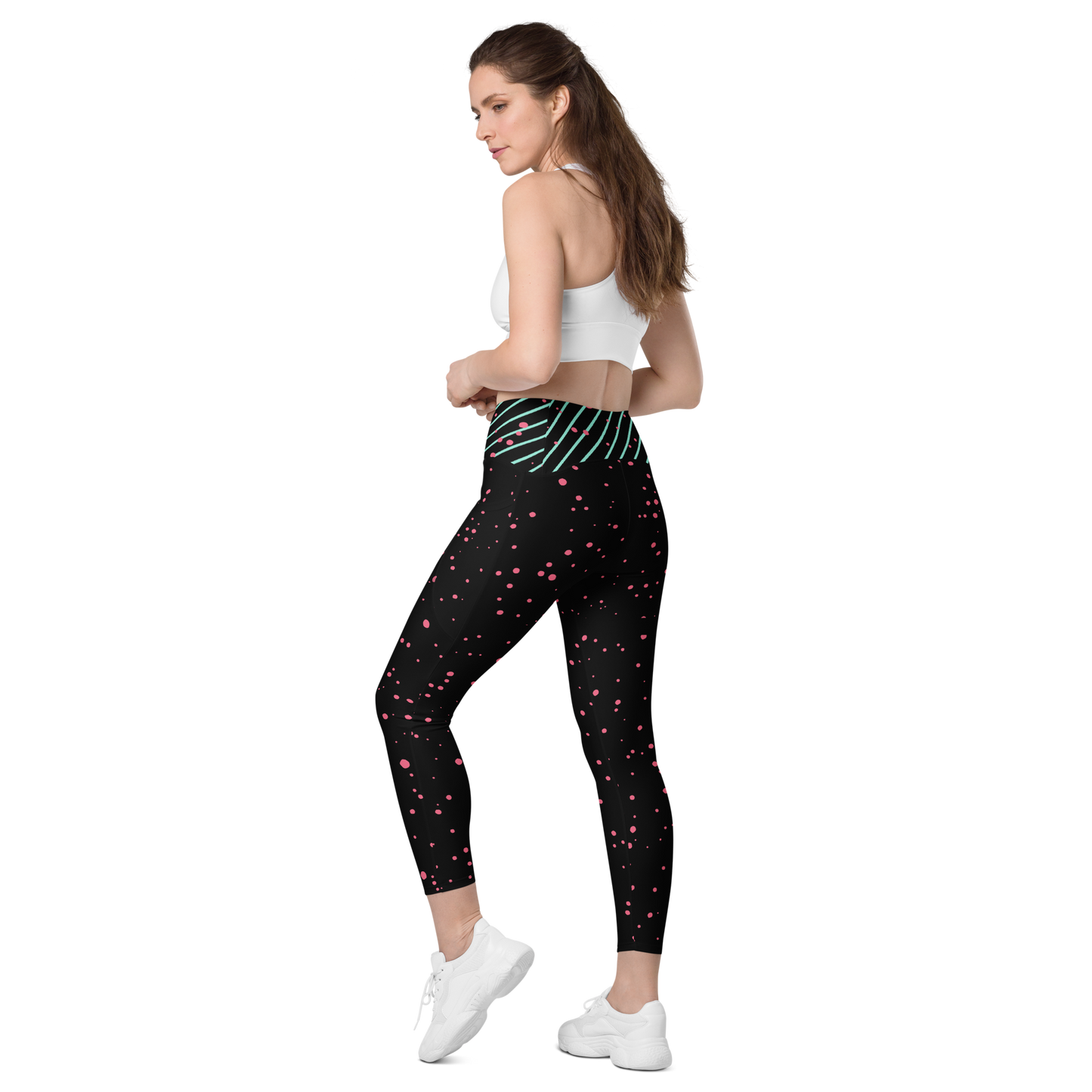 Bright Stripes Leggings with pockets