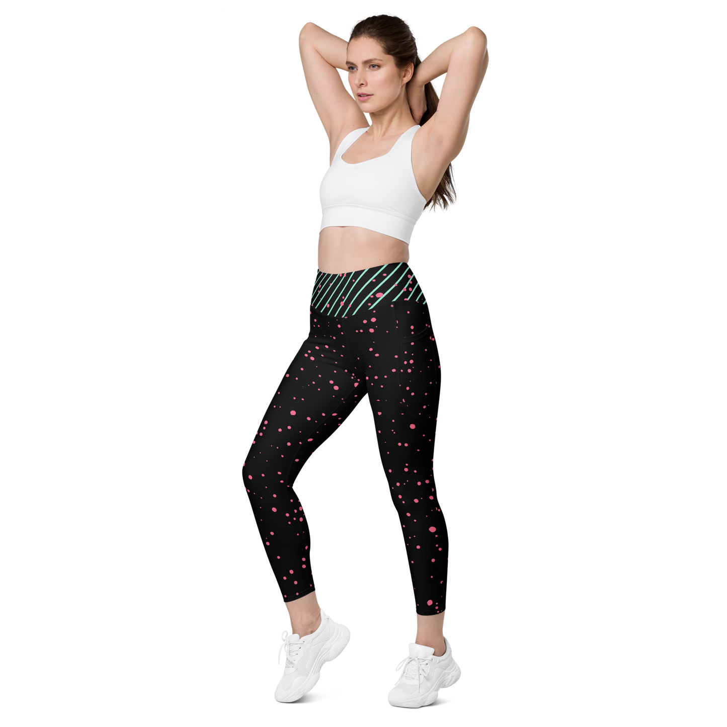 Bright Stripes Leggings with pockets