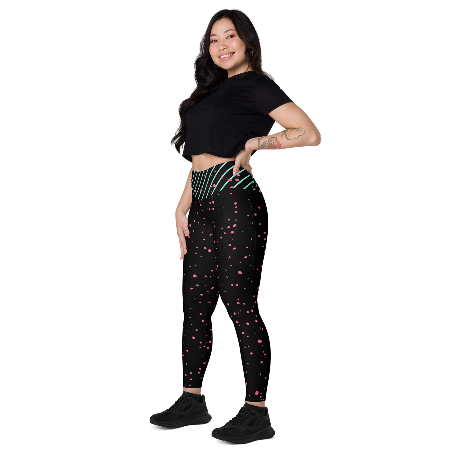 Bright Stripes Leggings with pockets