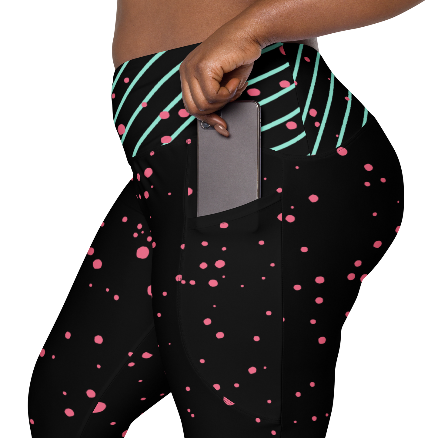 Bright Stripes Leggings with pockets